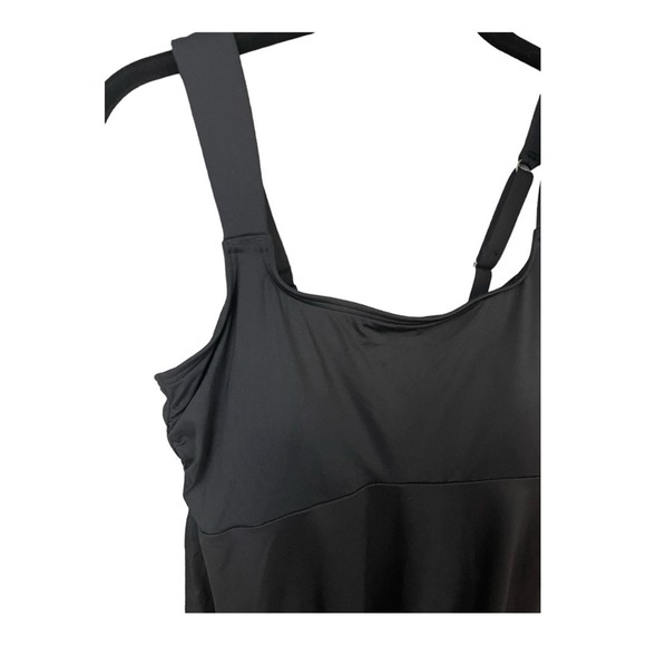 Lands' End Flutter Scoop Neck Tankini Top in‎ Black Size Small NWT - Picture 5 of 9